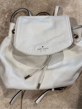 kate spade backpack mini beige white poshmark New York Emma Small kate spade White Mini Backpack